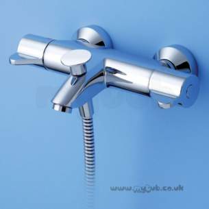Armitage Shanks Commercial Sanitaryware -  Armitage Shanks Contour 21 Bsh Therm Mixer Expsd Chrome A4128aa