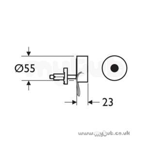 Armitage Shanks Commercial Sanitaryware -  Armitage Shanks Contour 21 Sh/el Mixer B-in Cmpl Plus Bttr Box A4168aa