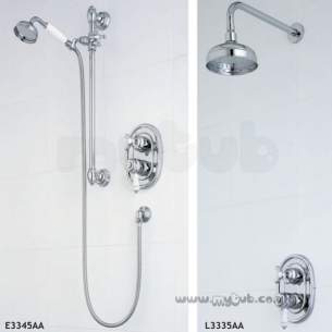 Ideal Standard Showers -  Ideal Standard Trevi Traditional E3335 Mixer Plus Bir Kit Lg