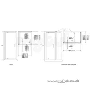 Ideal Standard Jado Showering -  Ideal Standard Joy L8262 750mm Pivot Door Si/cl