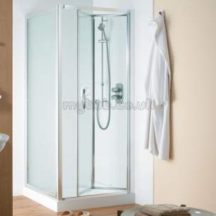 Ideal Standard Jado Showering -  Ideal Standard Joy Infold Door 750mm Silver Clear L8267aa