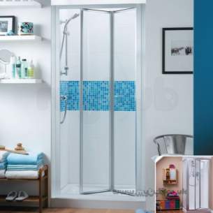 Trevi Shower Enclosures -  Ideal Standard Tipica Ps T2463yb 75 Shower Encl Tipica Infold Shower Door 710-760