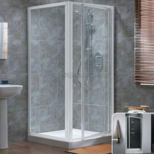 Trevi Shower Enclosures -  Ideal Standard Connect L8044aa Pvt Dr 700 Frame Silv Cl