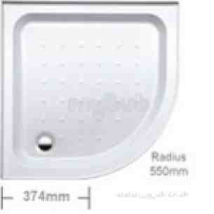 Coram Waterguard Shower Trays -  Coram 900mm 1-w/g 2u Quad Tray 2-pt Oe