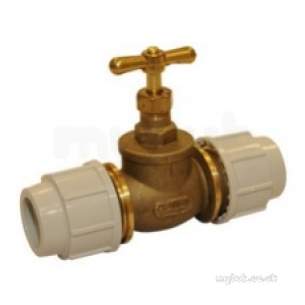 Plasson Gunmetal Valves and Fittings -  32mm Plasson Gm Stopcock Bs5433 9050