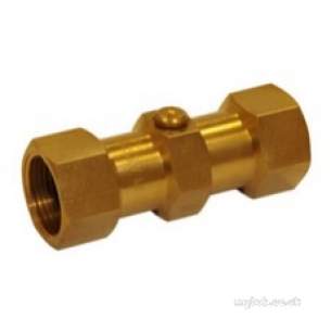 Plasson Gunmetal Valves and Fittings -  1/2 Plasson Dbl Check Vlve 9057 Non Wras