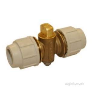 Plasson Gunmetal Valves and Fittings -  32mm Gunmetal Fan Head Plugtap Bs2580