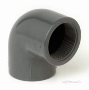 Durapipe Pvc Fittings 1 14 and Above -  Dp Upvc 90d Elbow Pl/bsp 116106 1.1/2