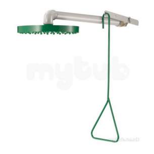 Delabie Showers -  Delabie Horizontal Safety Wall Mounted Shower