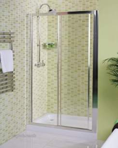 Roman Shower Enclosures -  Roman Jupiter 1000mm Sliding Door Sl/cl