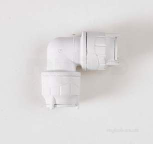 Polypipe Polyplumb Polyfit -  Polypipe 15mm Polyfit Elbow White 10