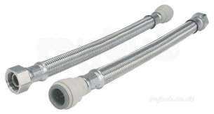John Guest Speedfit Pipe and Fittings -  S/fit 15mm X 1/2 Inch Flex Hose 500mm