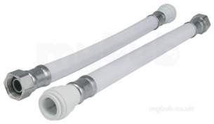 John Guest Speedfit Pipe and Fittings -  S/fit 15mm X 1/2 Bsp500mm White Pvc Hose