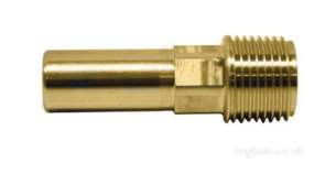 John Guest Speedfit Pipe and Fittings -  John Guest Speedfit Male Iron Brass Stem Adaptor 15x0.5 Inch