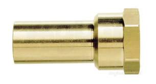 John Guest Speedfit Pipe and Fittings -  John Guest Speedfit Female Iron Brass Stem Adaptor 22 X0.75 Inch