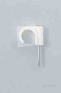 John Guest Speedfit Pipe and Fittings -  Jg Speedfit Nail Clip 28mm White