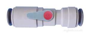 John Guest Speedfit Pipe and Fittings -  Speedfit 22mm Service Valve With Handle