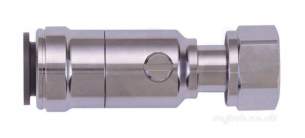 John Guest Speedfit Pipe and Fittings -  John Guest Speedfit Straight Tap Connector And Valve 22 X0.75 Inch