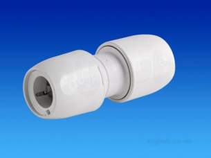 Hep2O Underfloor Heating Pipe and Fittings -  Hep2o Hd1 Straight Connector 15 Hd1/15w