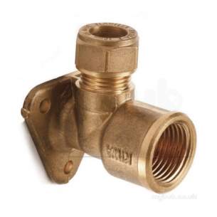 Plumb Center Compression Fittings -  Cb 15mm X 1/2 Inch Compression Wall Elbow