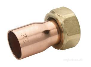 Plumb Center EndFeed Fittings -  Cb End-feed 22mm X 3/4 Inch Str Tap Conn