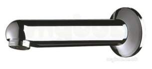 Delabie Brassware -  Delabie Fixed Spout For Walls 165mm M1/2 Inch L170 32 Adjustable Fs
