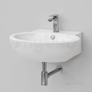 Eastbrook Sanitary Ware -  Alento 600mm Wall Hung Basin White 95.037