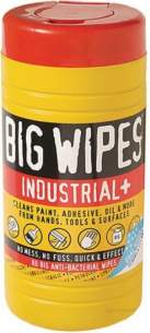 Cleaning Brushes and Asbestos Pads -  Ddm Big Industrial Wipes 80 Dual Sided