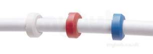 John Guest Speedfit Pipe and Fittings -  Jg Speedfit 22mm Collet Cover White Am1922w
