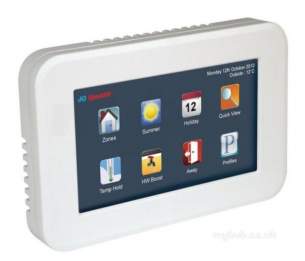John Guest Underfloor Heating Range -  John Guest Jgtouchpad White Underfloor Heating Touchpad Network Controller