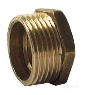 Brass Bushes Sockets and Plugs -  Midbras 3/4 Inch X 1/2 Inch Hex Brass Bush