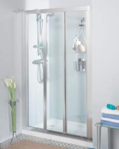 Roman Shower Enclosures -  Roman 1200mm Jupiter Bi-fold Door Slv