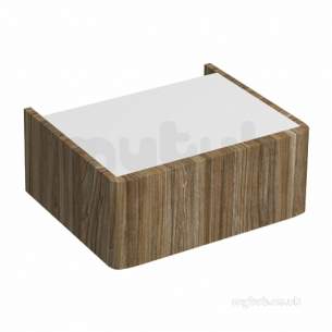 Twyford Mid Market Ware -  Plinth For 550mm Cabinet Grey Ash Wood E10008ga