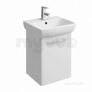Twyford Mid Market Ware -  E100 Unit For Wb 500mm White E10374wh