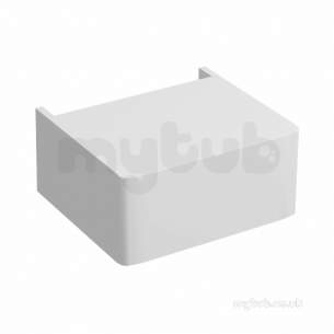 Twyford Mid Market Ware -  Plinth For 500mm Cabinet White E10007wh