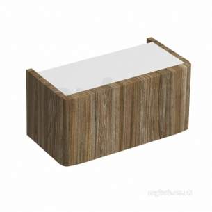 Twyford Mid Market Ware -  Plinth For 450x250mm Cabinet Grey Ash Wood E10006ga