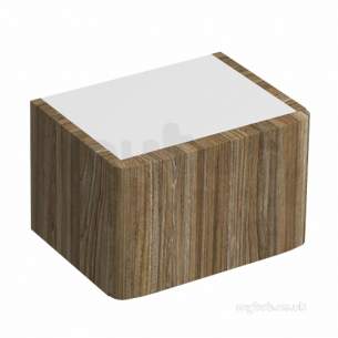 Twyford Mid Market Ware -  Plinth For 360mm Cabinet Grey Ash Wood E10005ga