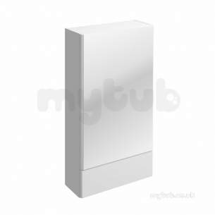 Twyford Mid Market Ware -  E100 Mirror Cabinet 550mm White E10072wh