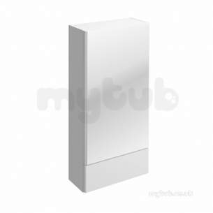Twyford Mid Market Ware -  E100 Mirror Cabinet 500mm White E10071wh