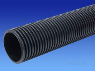 Twinwall Pipe and Fittings -  375mm P/e Pipe X 6m Half Perf 375tw096