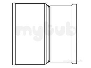 Twinwall Pipe and Fittings -  Wavin 225mm D/s Adaptor Urxtw 9tw148