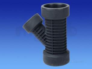 Twinwall Pipe and Fittings -  300mm S/s Uneq Junx225mm-45 12tw240