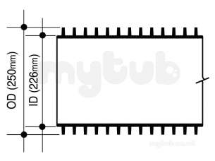 Wavin UltraRib Large Diameter Drainage -  Wavin Ur Pipe Bn Bsen13476 225 Sn8 L-3 P 9ur073