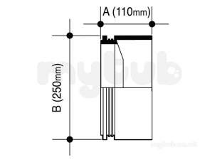 Wavin UltraRib Large Diameter Drainage -  Wavin Ur Socket Plug Bn 225 P/e 9ur296