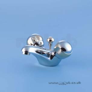 Armitage Shanks Domestic Brassware -  Armitage Shanks Millenia S7302 Q/t Basin Mono Puw Cp