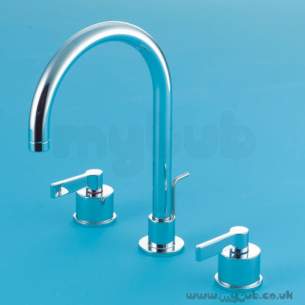 Ideal Standard Brassware -  Ideal Standard Silver E0061 3th Basin Mixer And Puw Cp