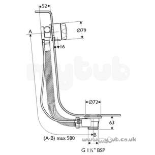 Ideal Standard Jetline Compact Brassware -  Ideal Standard Silver A3998 Idealfill Op Handles Cp