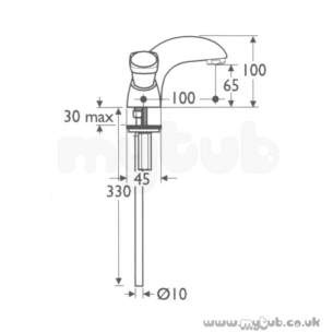 Ideal Standard Brassware -  Ideal Standard Waterways E6860 M/f Basin Mixer Puw Cp