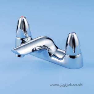 Ideal Standard Brassware -  Ideal Standard Ceraplan Duo B8258 Two Tap Holes Bath Filler Cp