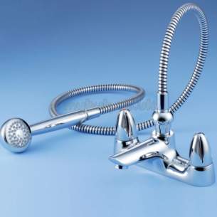 Ideal Standard Brassware -  Ideal Standard Ceraplan Duo B8259 Two Tap Holes Bsm And Kit Cp